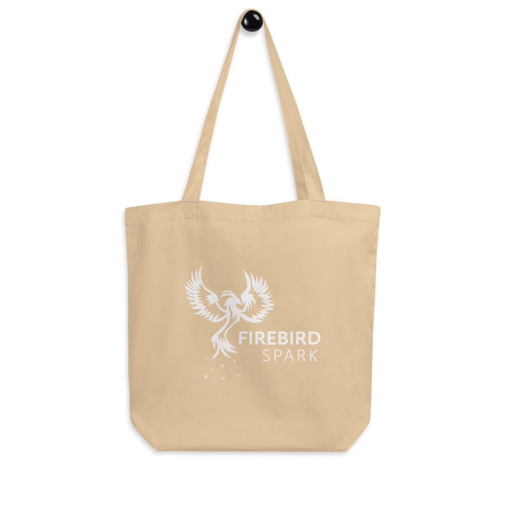 White Logo Eco Tote Bag