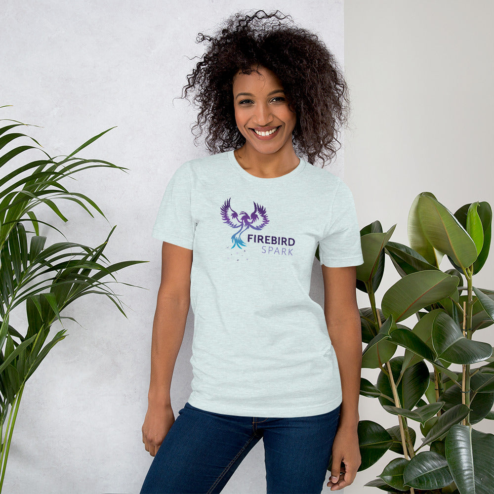 Short-Sleeve Unisex Gradient Logo T-Shirt