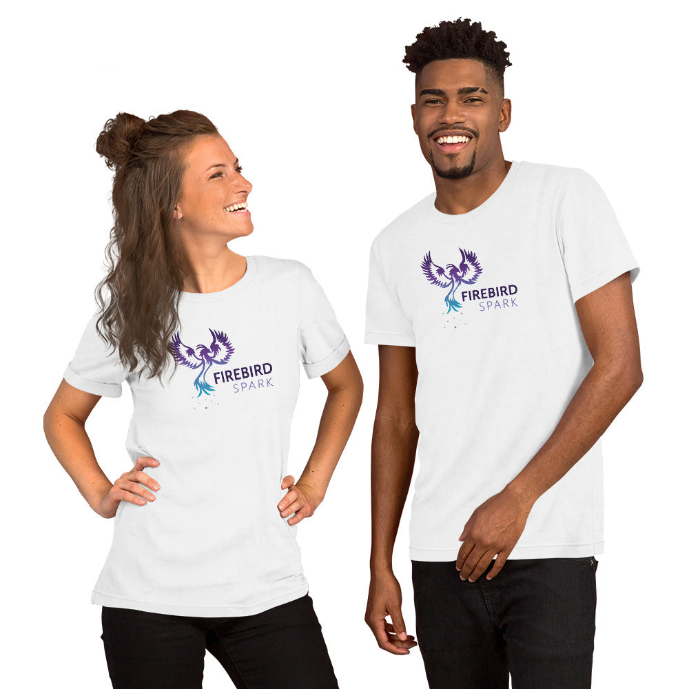 Short-Sleeve Unisex Gradient Logo T-Shirt