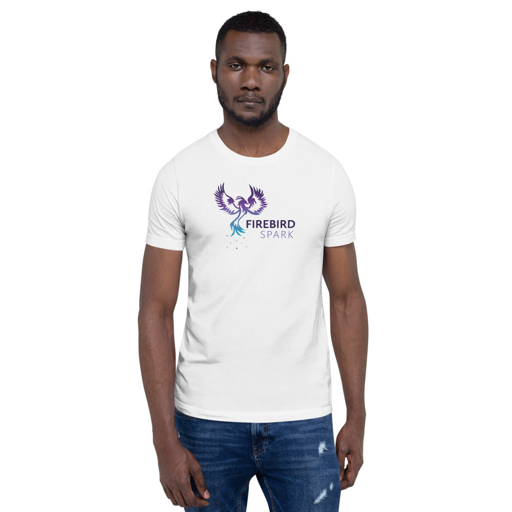 Short-Sleeve Unisex Gradient Logo T-Shirt