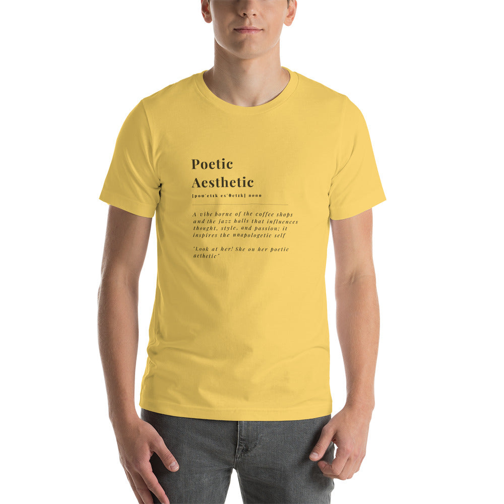 Poetic Aesthetic Definition Tshirt