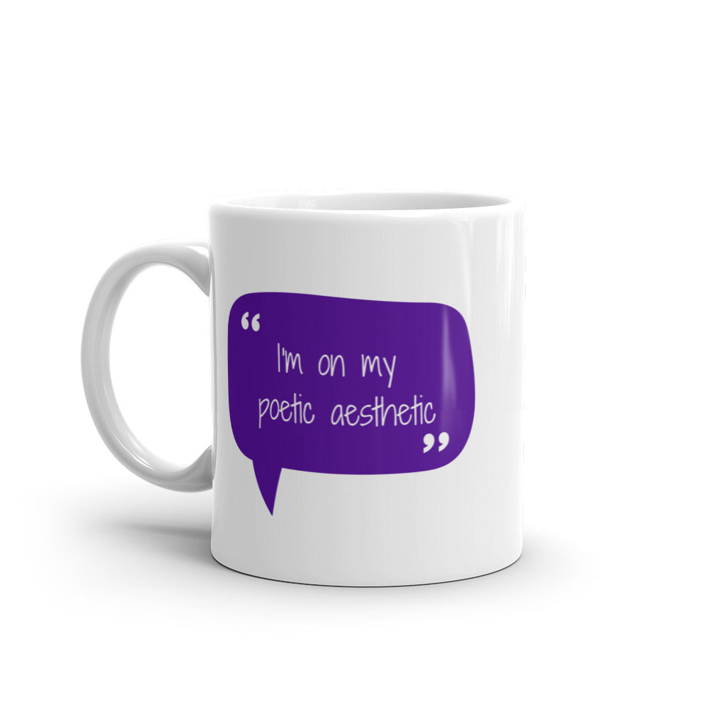Poetic Aesthetic Quote Mug