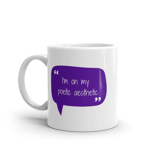 Poetic Aesthetic Quote Mug