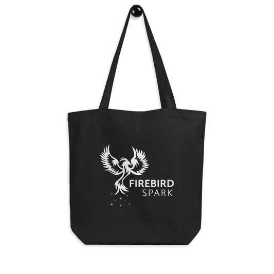 White Logo Eco Tote Bag